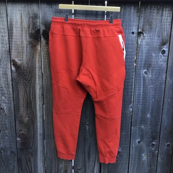 Nike sportswear Tech Fleece red white sweatpants joggers 805162-622 mens xl - Picture 4 of 6